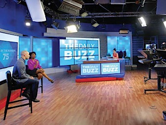 KEF Media’s “The Daily Buzz” studio in Orlando, Florida.