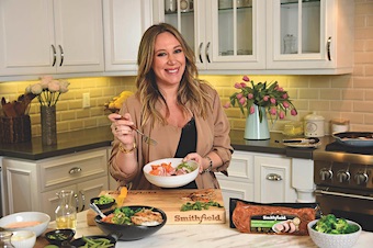 Actress, Chef and mother of two, Haylie Duff, created quick and easy recipes to share with other busy parents for her Hunter PR-brokered partnership with Smithfield Marinated Fresh Pork.